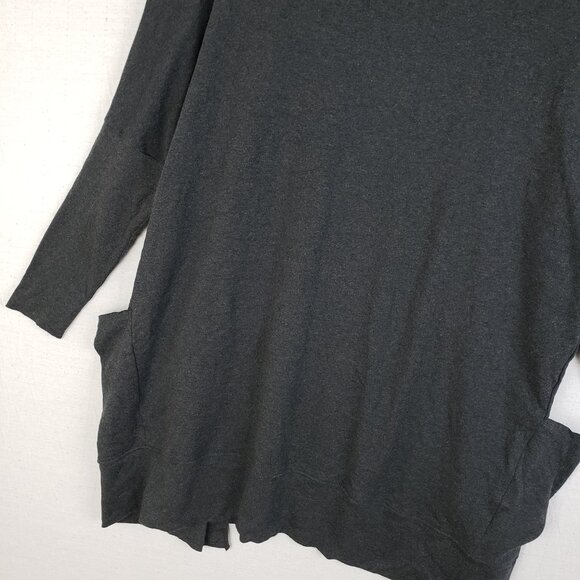 NWT Pact Airplane Cardigan Organic Cotton Dark Gray Pockets size L/XL Travel - Picture 10 of 13